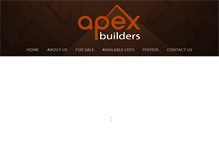 Tablet Screenshot of apexbuildersnd.com